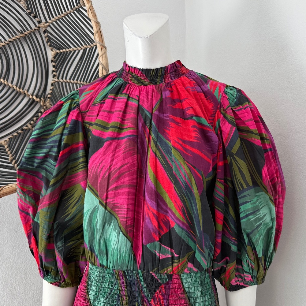 FARM Rio Multicolor Leaf Print Dress - Picture 3 of 7